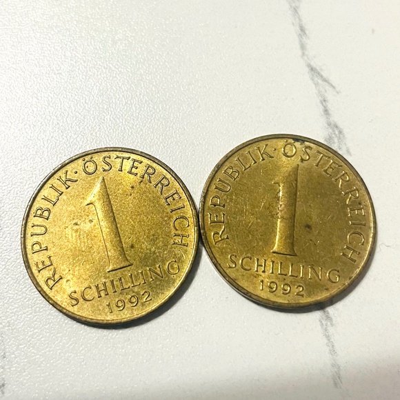 Vintage Discontinued 1992 Austrian Schillings - Picture 3 of 9